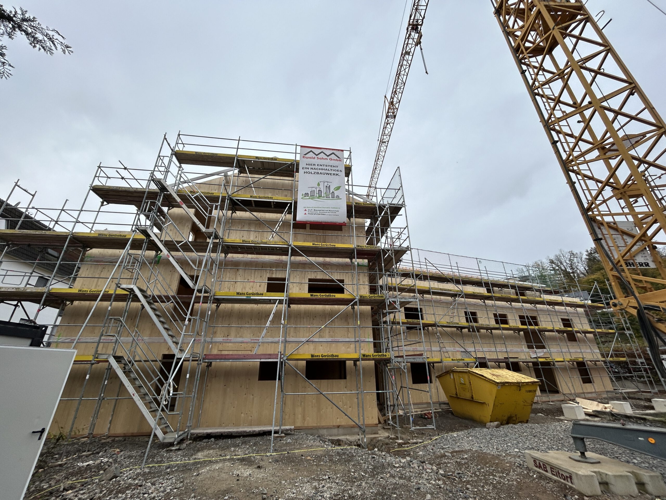 CLT- Bauweise (Brettsperrholz)